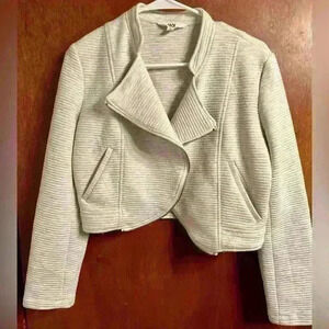 Jack by BB Dakota women’s cardigan moto jacket cream color